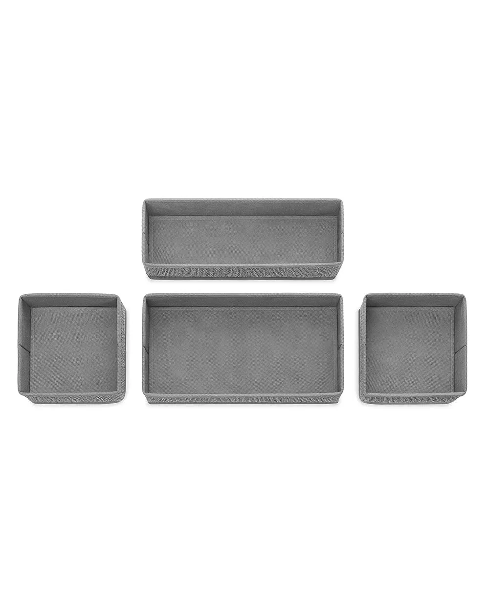 Whitmor of Set Drawer Organizers Expedited shipping 4 Effortless Fabric Pieces