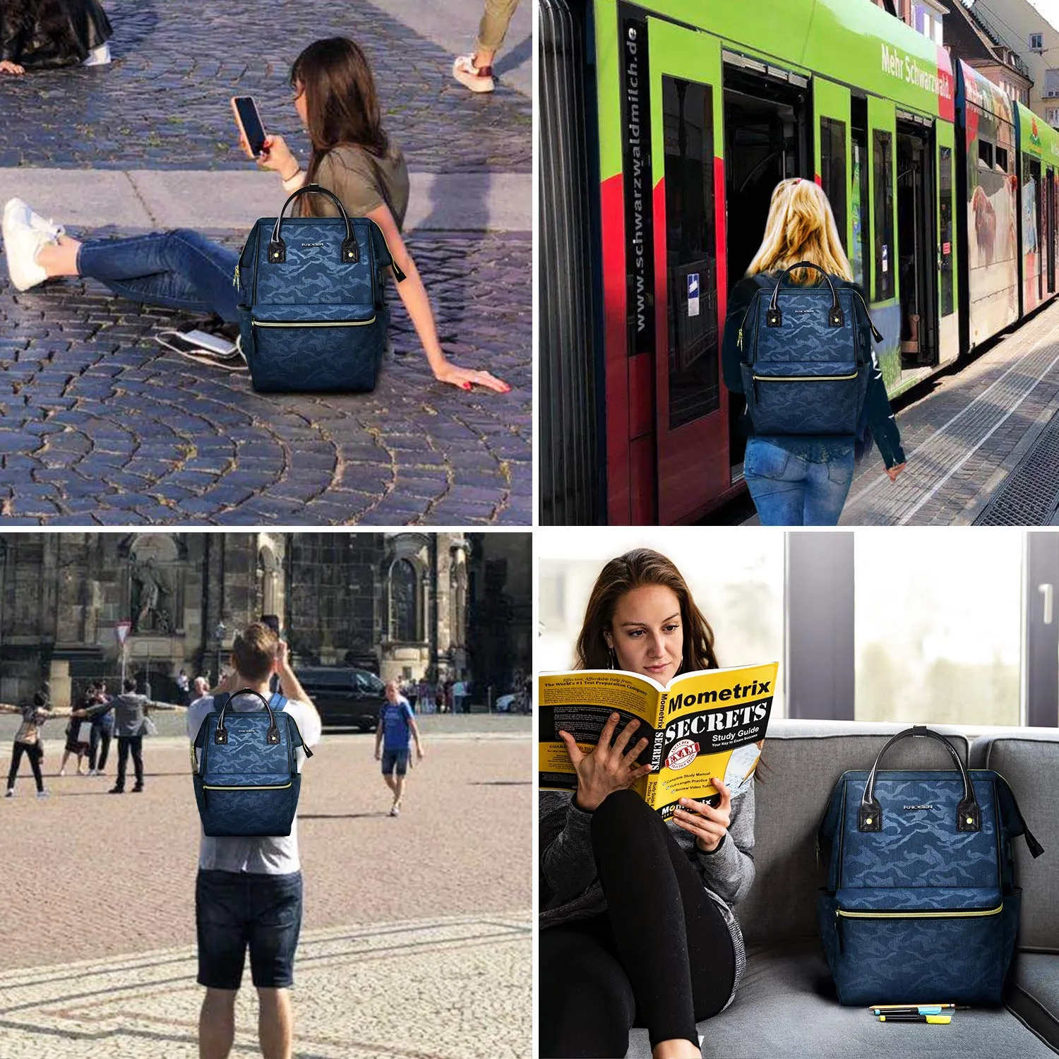 Women's MacBook Daypack Blue