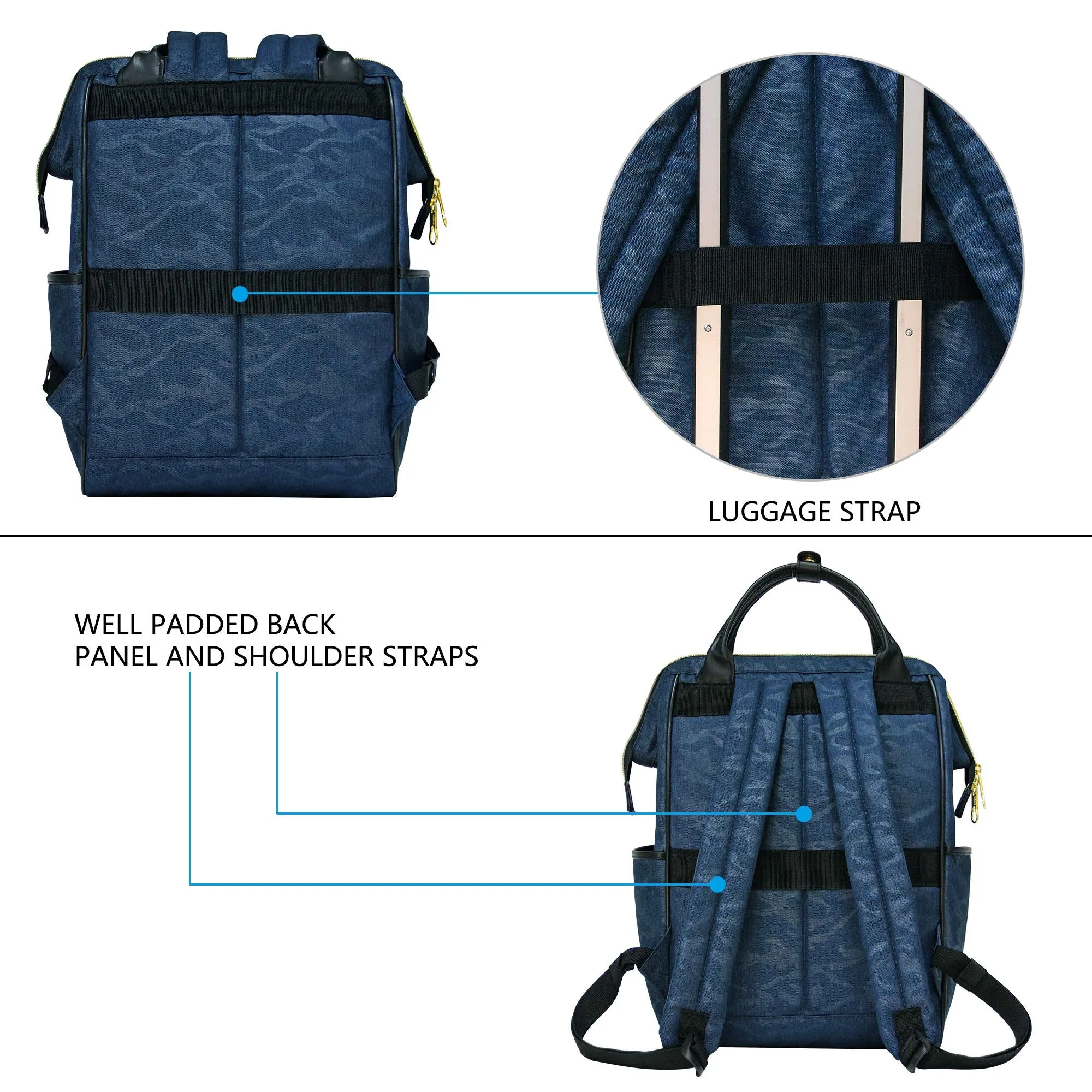 Women's MacBook Daypack Blue