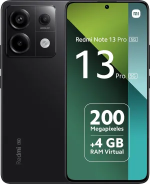 Xiaomi Redmi Note 13 Pro 5G   4G lte (for tmobile Mint Tello & Global) (128gb   8gb) 6.67 200mp Triple Unlocked (Midnight Black)