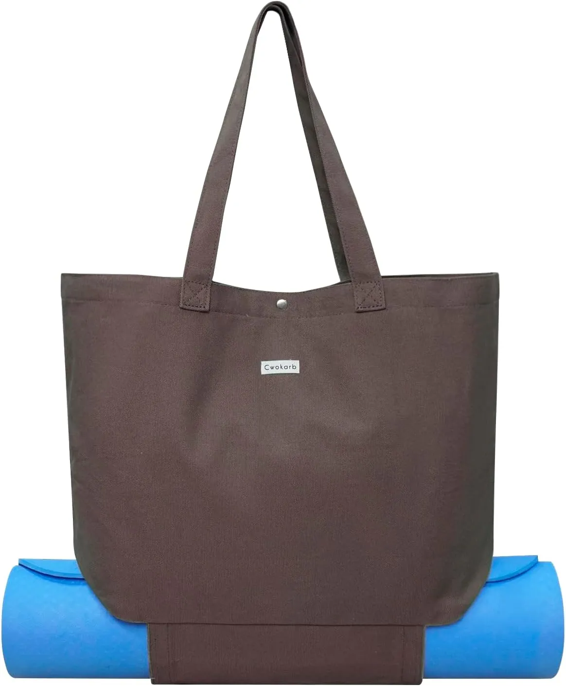 Yoga Bags for Women Canvas Yoga Mats Bags Carrier Pocket Carryall Bag for Office,Workout,Pilates,Travel and Gym
