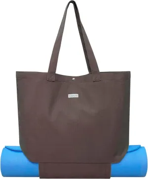 Yoga Bags for Women Canvas Yoga Mats Bags Carrier Pocket Carryall Bag for Office,Workout,Pilates,Travel and Gym