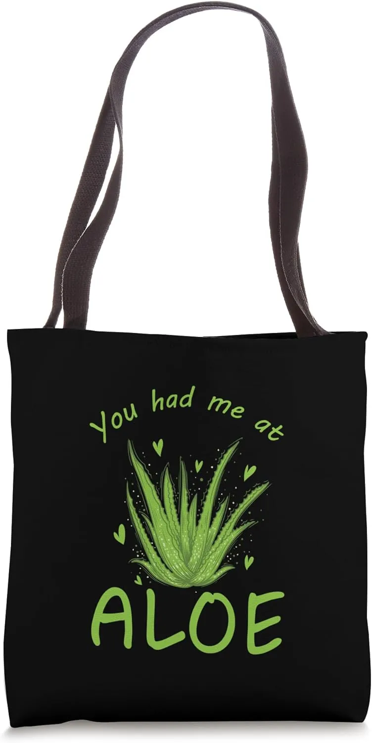You had me at Aloe Vera medicinal Plant Skin Tote Bag