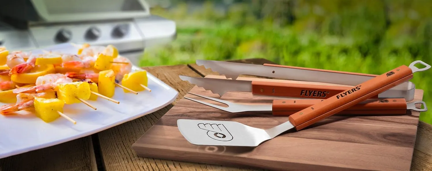 YouTheFan NHL Philadelphia Flyers Classic Series 3-Piece BBQ Set