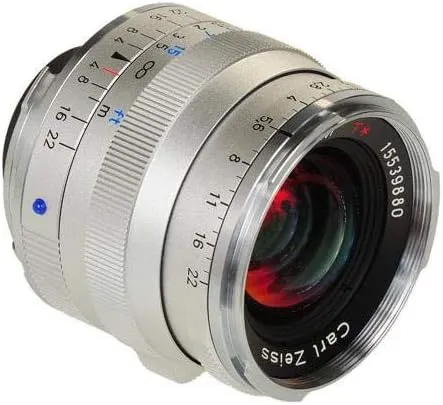ZEISS Ikon Biogon T* ZM 2/35 Wide-Angle Camera Lens for Leica M-Mount Rangefinder Cameras, Silver