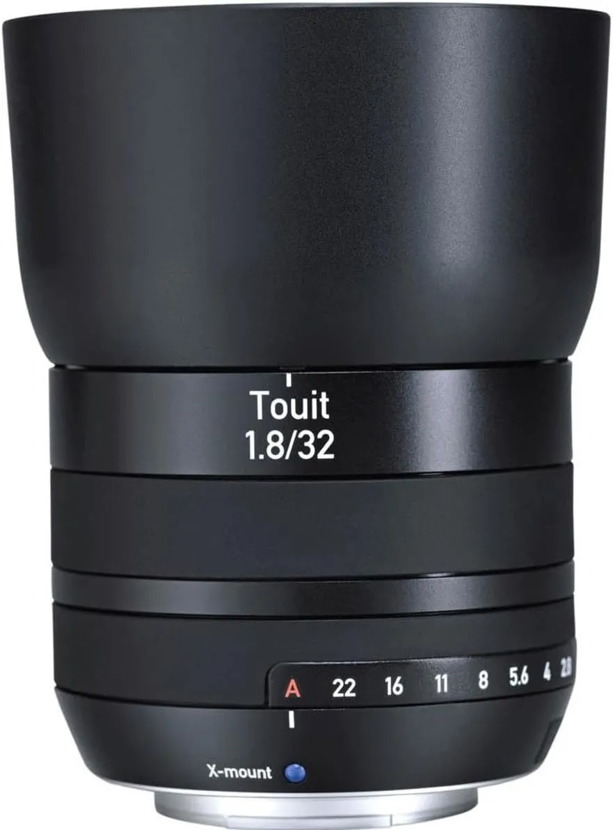 ZEISS Touit 1.8/32 Camera Lens for Fujifilm X-Mount Mirrorless Cameras, Black