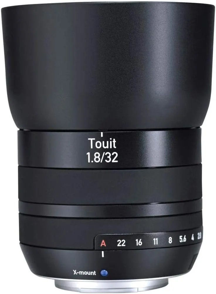 ZEISS Touit 1.8/32 Camera Lens for Fujifilm X-Mount Mirrorless Cameras, Black