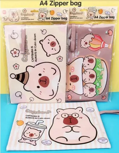 Zipper Charm A4 Organizer Bag