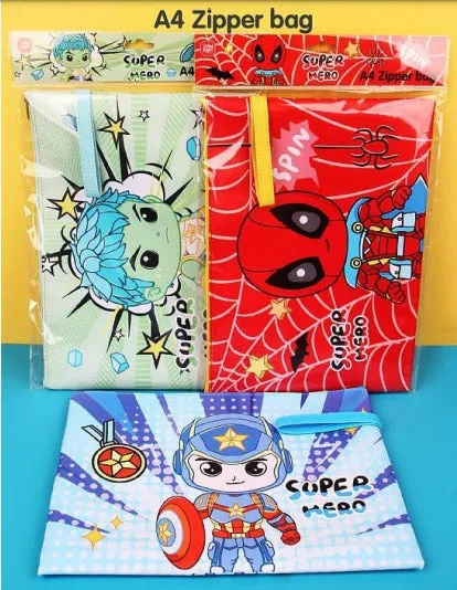 Zipper Charm A4 Organizer Bag