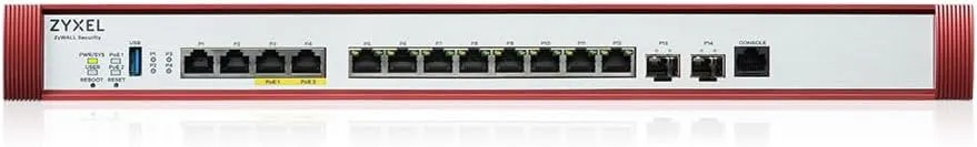 Zyxel USGFLEX700H ZyWALL High Speed Cyber Security Firewall | 1-Year UTM Security Pack | Multi-Gig 2.5G 10G (2X PoE ) | VPN | Business Class | Up to 500 Users | Nebula Cloud